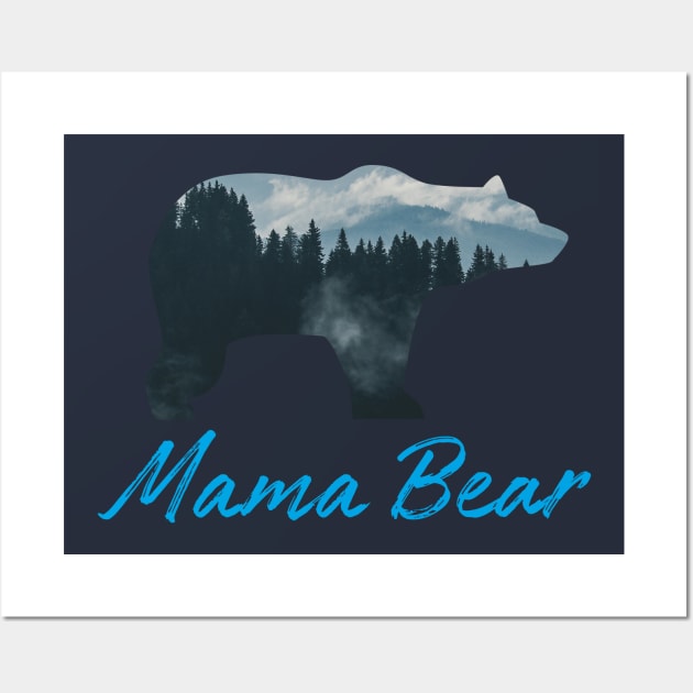 Mama Bear Wall Art by tsomid